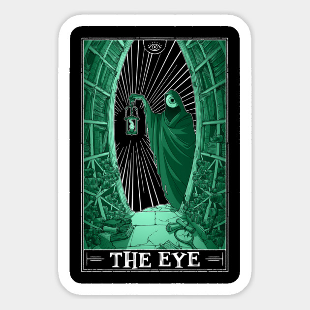 The Eye Tarotesque (dark) Magnet by Rusty Quill