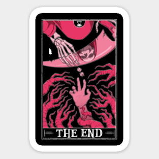 The End Tarot (dark shirt) Sticker