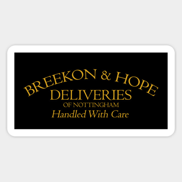 Breekon & Hope Deliveries Magnet by Rusty Quill