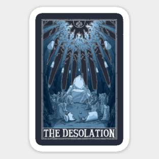 The Desolation Tarot (dark) Magnet