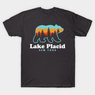Lake Placid NY Adirondacks New York Bear T-Shirt
