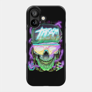 Electro Thrash Skull Phone Case