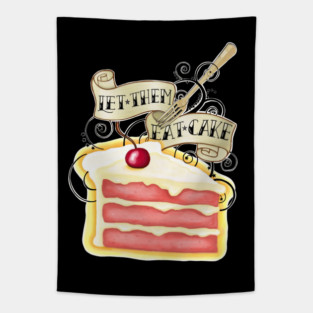 Let Them Eat Cake Tattoo Style Tapestry