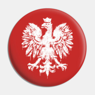 Polish Eagle Graffiti Pin