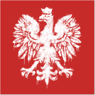 Polish Eagle Graffiti Posters and Art