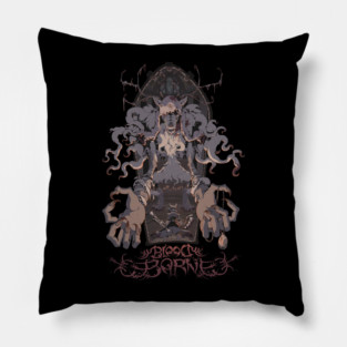 Unofficial Bloodborne Metal Band Tee Pillow