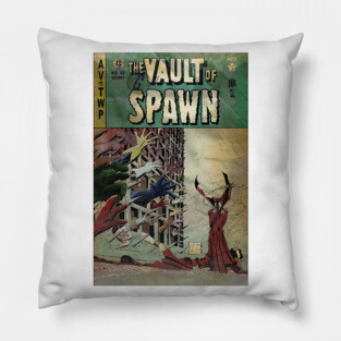 Dave Sim's The Vault of Spawn (distressed) Pillow
