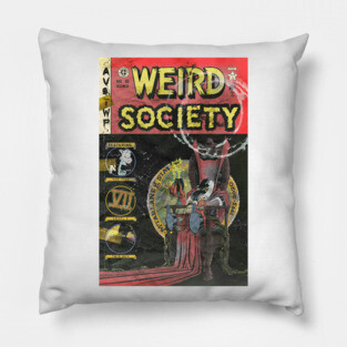 Dave Sim's Weird Society (distressed) Pillow