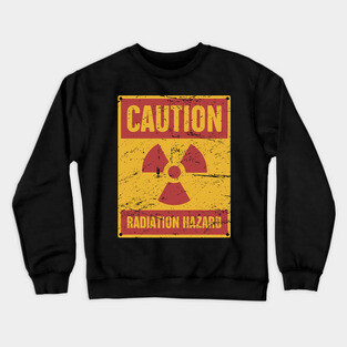 Radiation Hazard Sign Crewneck Sweatshirt
