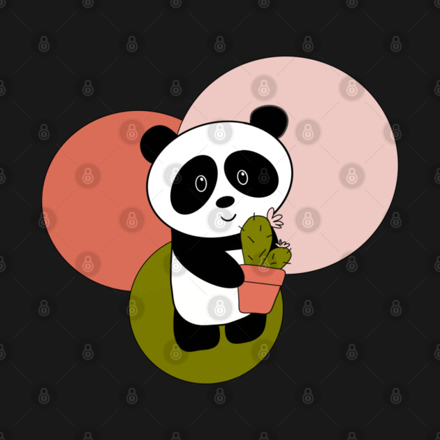 Cactus Panda by 1000 Pandas