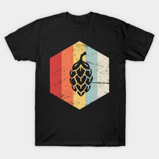 Retro Hops & Homebrew Beer T-Shirt