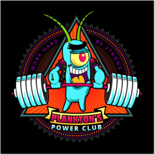 Power Plankton Posters and Art