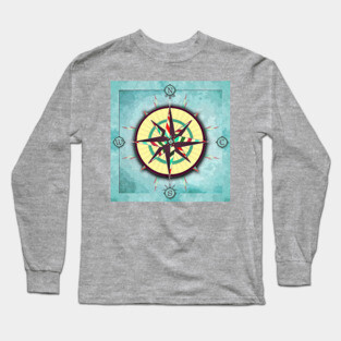 Bright Stripes Compass Long Sleeve T-Shirt