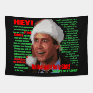 Christmas Vacation Boss Rant Tapestry