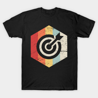 Retro Vintage Bow & Arrow Target T-Shirt