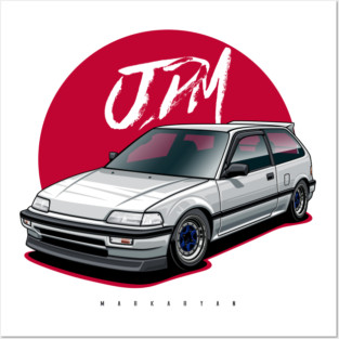 Civic EF Posters and Art