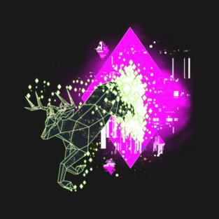 Crossing (Geometric Deer) T-Shirt