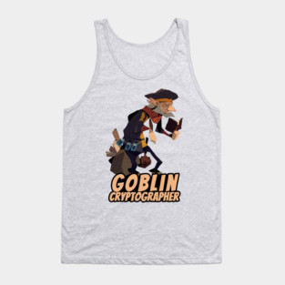 Goblin Cryptographer (with text) Tank Top