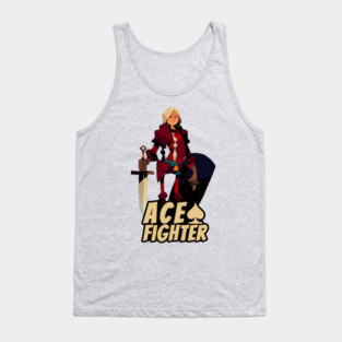 Ace Fighter (text) Tank Top