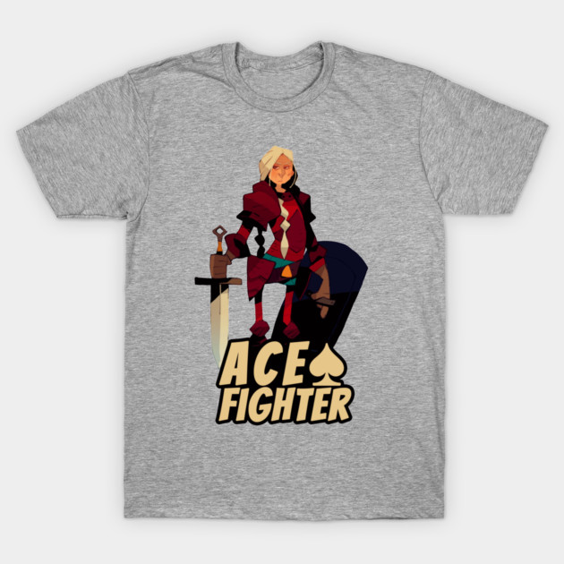 Ace Fighter (text) T-Shirt by HiddenLeaders