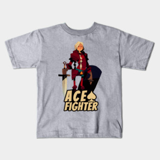 Ace Fighter (text) Kids T-Shirt