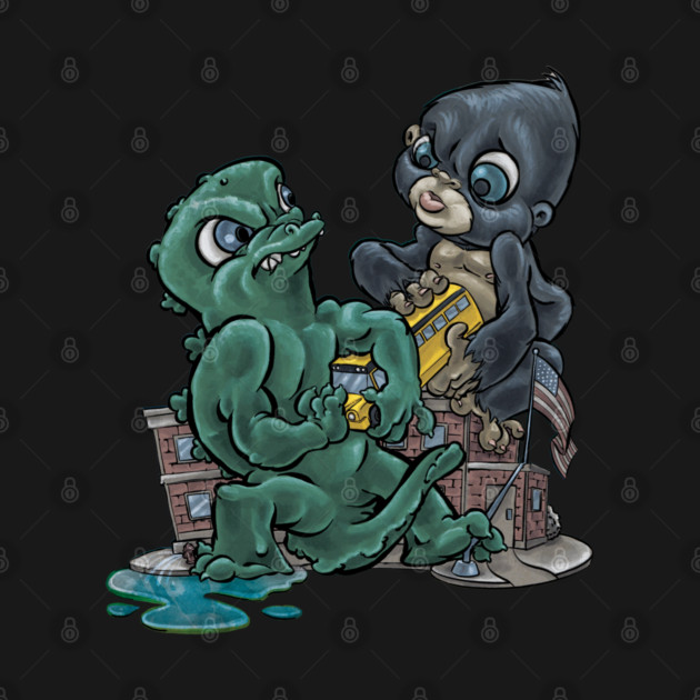 Zilla vs Kong by majanation