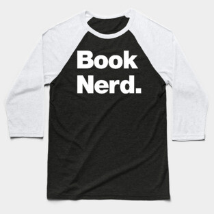 Book Nerd Baseball T-Shirt