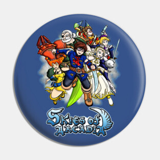 Skies of Arcadia Heroes Pin