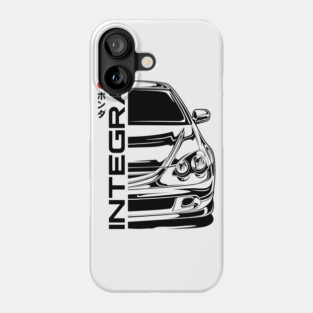 Integra DC5 Type R Front View Phone Case