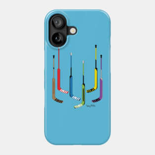 Hockey Goalie Sticks Colorful Phone Case