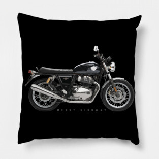Royal Enfield Interceptor 650 19 black, sn Pillow