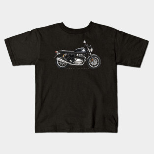 Royal Enfield Interceptor 650 19 black, sn Kids T-Shirt