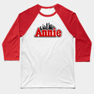 Annie - Design #1 *(Personalisation available) Baseball T-Shirt