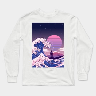 Kanagawa wave Long Sleeve T-Shirt