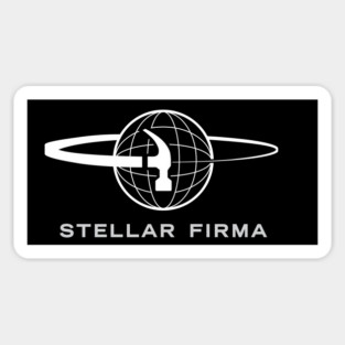 Stellar Firma Podcast Logo (Transparent) Sticker