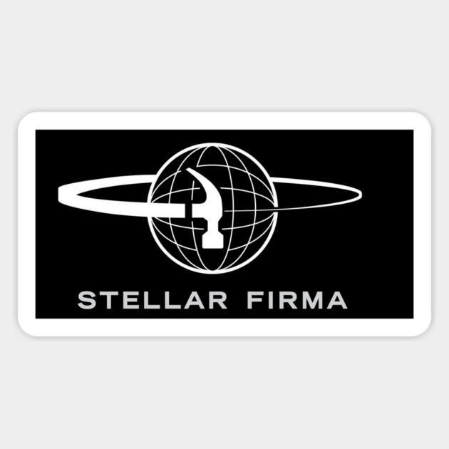 Stellar Firma Podcast Logo (Transparent) Magnet by Rusty Quill
