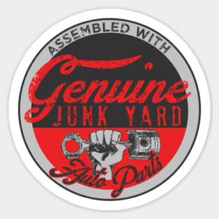 Junkyard Parts Sticker