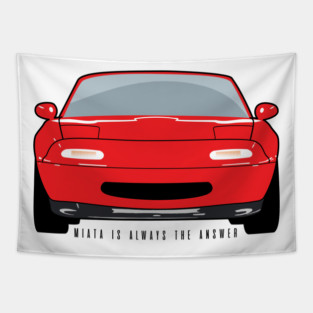 Mazda Miata "The Answer" Tapestry