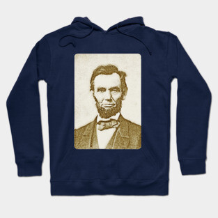 Honest Abe Lincoln Presidential Watercolor Painting Hoodie
