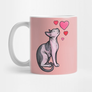 Sphynx cat love Mug