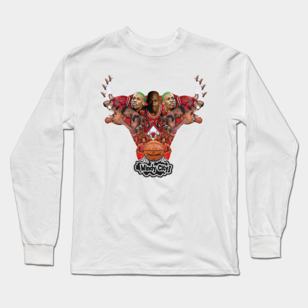 Chicago Bulls Legends Long Sleeve T-Shirt by All Time Ballers