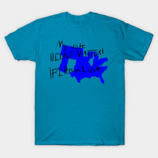 1 Person 1 Vote (Blue) T-Shirt