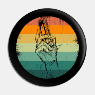 Vintage Harmonica Pin