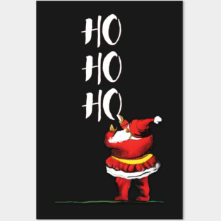 Black Santa Posters and Art