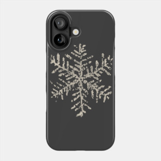 Classic Christmas Snowflake T-Shirt Winter Holiday Gifts Creme Phone Case