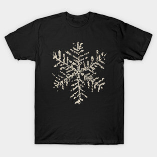 Classic Christmas Snowflake T-Shirt Winter Holiday Gifts Creme T-Shirt