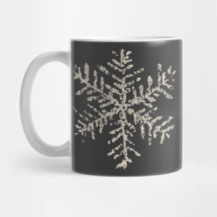 Classic Christmas Snowflake T-Shirt Winter Holiday Gifts Creme Mug