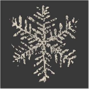 Classic Christmas Snowflake T-Shirt Winter Holiday Gifts Creme Posters and Art