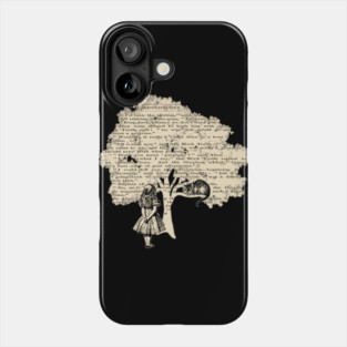 Alice In Wonderland - Vintage Book Phone Case