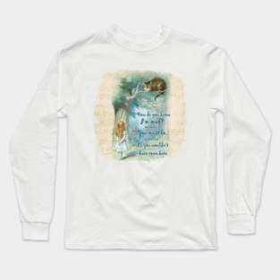 Alice In Wonderland - How do you know i'm Mad Long Sleeve T-Shirt